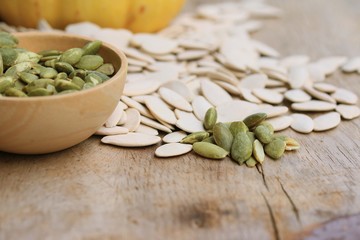 pumpkin seeds with fancy