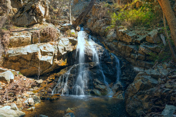 Fototapeta premium Small waterfall in the mountains