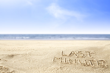 summer background of beach 