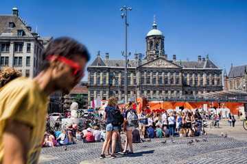 Obraz premium Amsterdam, Dam