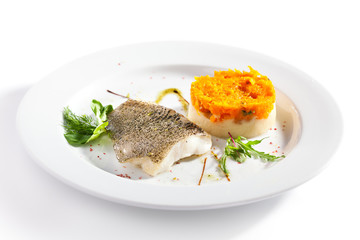 Fish Fillet with Garnish