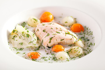 Salmon Fish Soup