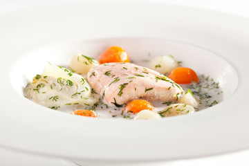 Salmon Fish Soup