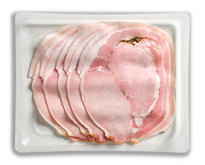 Tray Packaged of Presliced Baked Ham Porchetta