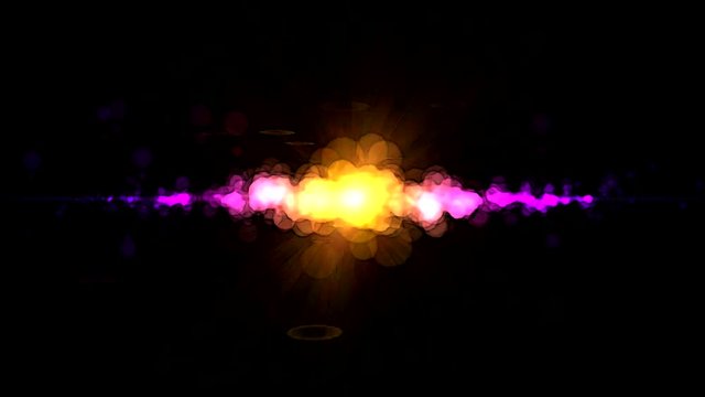 Abstract Particle Light Animation - Loop