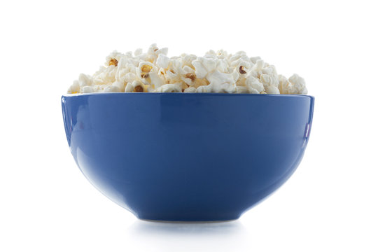 A Bowl Full Of Salted Popcorn