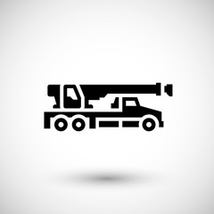 Crane truck icon