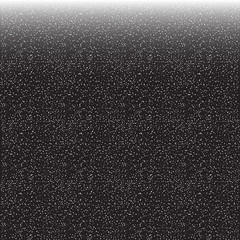 White glitter texture on a black background. White explosion of confetti. White grainy abstract texture on a black background. Design element. Vector illustration