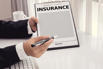 Staff recommended the benefits of insurance coverage