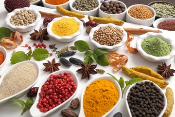 Spices and herbs.