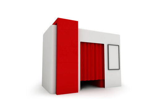 Photo Booth - 3D rendering
