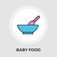 Baby Food Flat Icon