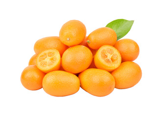 Fototapeta na wymiar Fresh fruit kumquat