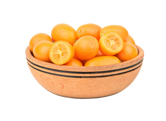 Kumquat fruit in bowl
