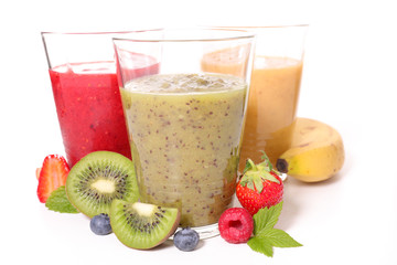 assorted fruit smoothie