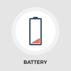 Battery Flat Icon