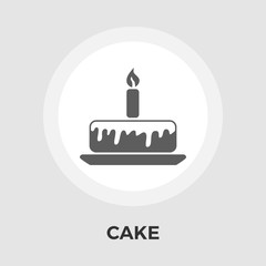 Cake flat icon