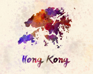 Hong Kong w akwareli - 110101755