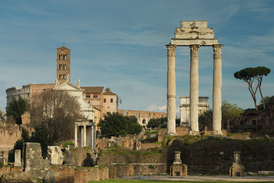 View over the Forum Romanum