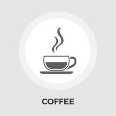 Cup of coffee flat icon