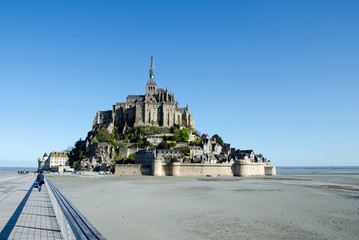 Fototapeta na wymiar Le Mont Saint Michel, France