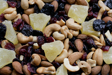 dried fruits and nuts