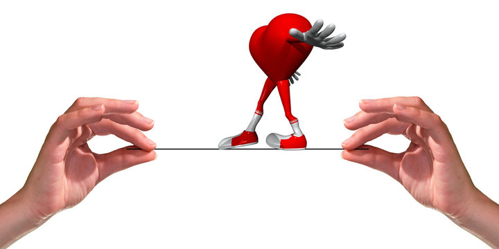 suspended heart