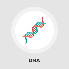 Obraz premium DNA flat icon