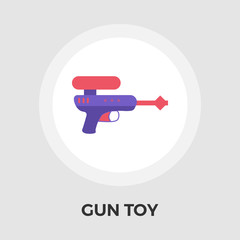 Gun Toy Flat Icon