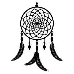 Dreams Catcher black shape