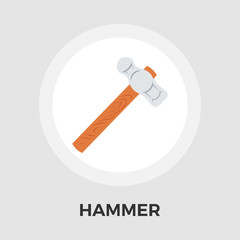 Hammer Icon Vector.