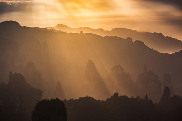 Avatar mountains of Zhangjiajie - China