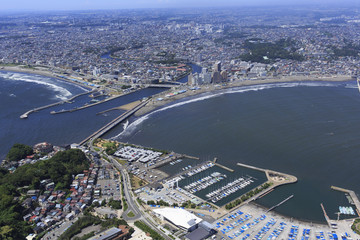 Naklejka premium 江ノ島ヨットハーバー／東京オリンピック会場