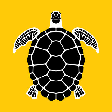 Turtle icon, symbol