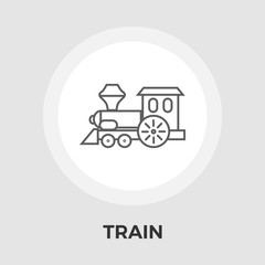 Fototapeta na wymiar Train vector Icon