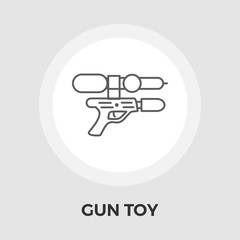 Gun Toy Flat Icon