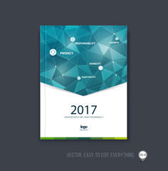 Brochure template layout, cover design, annual report, magazine,