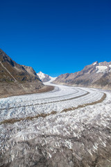 Close view of Aletsch glacier