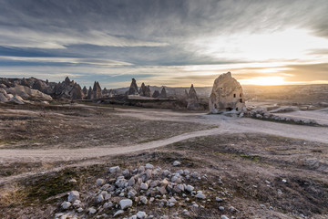 wonderful landscape of Cappadocia in Turkey