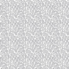 Seamless pattern with abstract doodle ornament