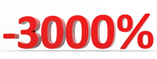 Discount 3000 percent off sale.