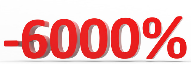 Discount 6000 percent off sale.