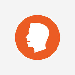 Talk or speak icon. Loud noise symbol.