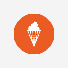 Ice Cream sign icon. Sweet symbol.