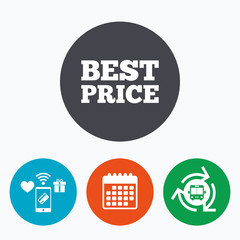 Best price sign icon. Special offer symbol.