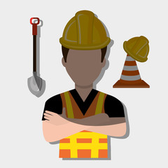 construction worker design 