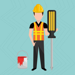 construction worker design 
