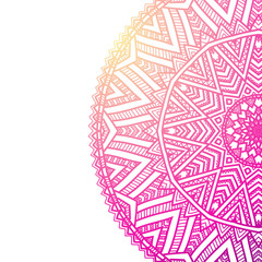 Mandala vector illustration.