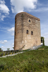 Obraz premium Tower of the castle of the village of Redondo, Alentejo region, Portugal