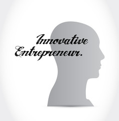 innovative entrepreneur thinking brain sign